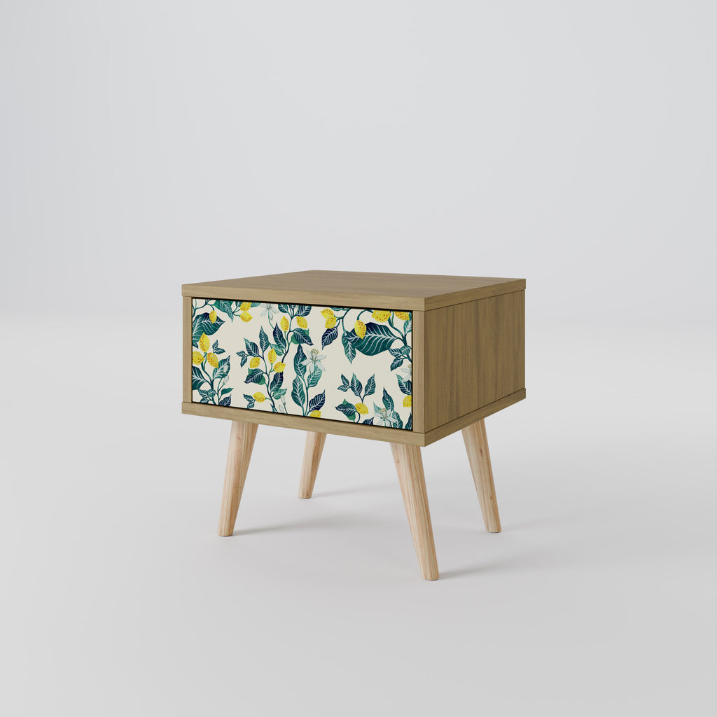 LEMON TREE Nattduksbord i Oak Effect