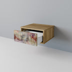 VEILED SUMMIT Nightstand in Oak Effect