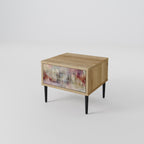 VEILED SUMMIT Nightstand in Oak Effect
