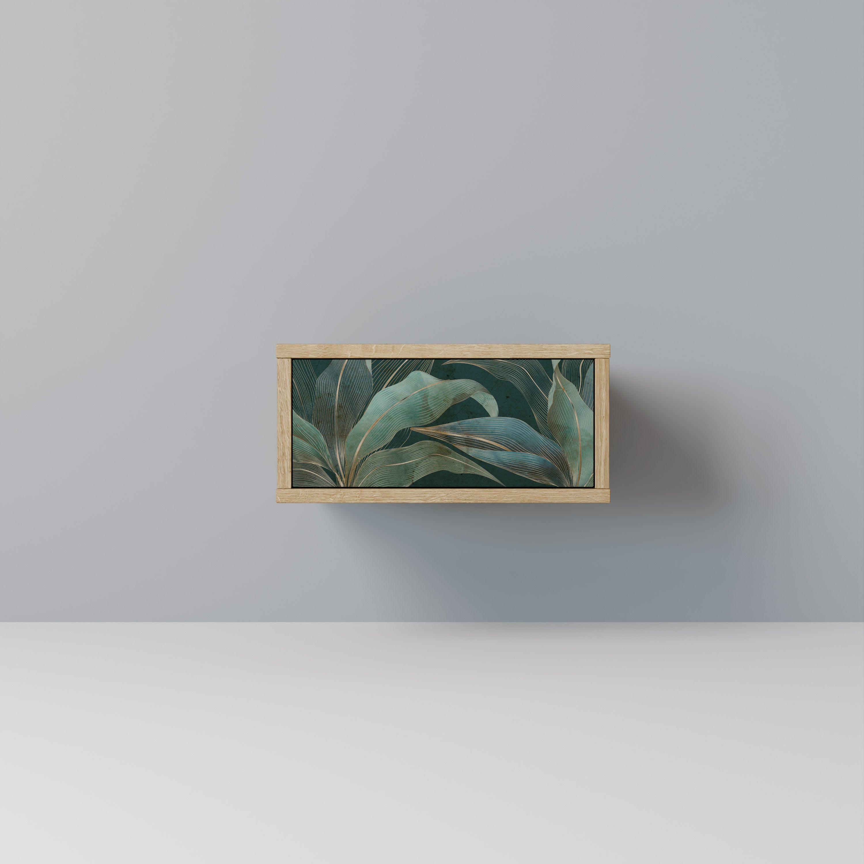 ROYAL GREEN Nattduksbord i Oak Effect