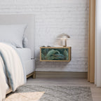 ROYAL GREEN Nightstand in Oak Effect