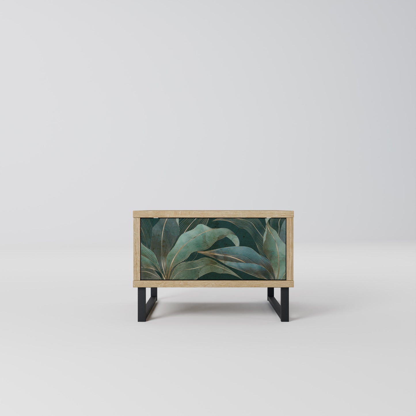 ROYAL GREEN Nightstand in Oak Effect