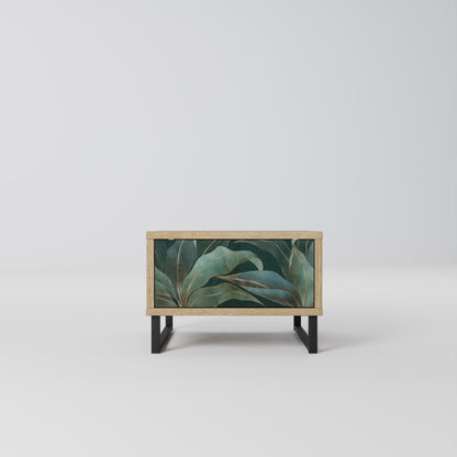 ROYAL GREEN Nightstand in Oak Effect