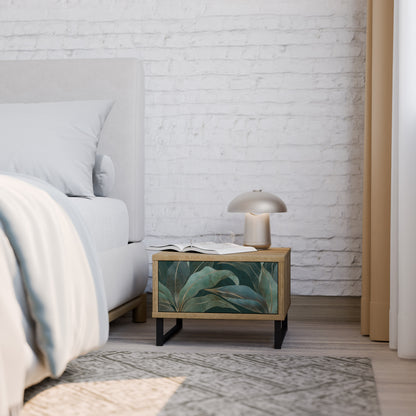 ROYAL GREEN Nightstand in Oak Effect
