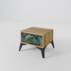 ROYAL GREEN Nightstand in Oak Effect