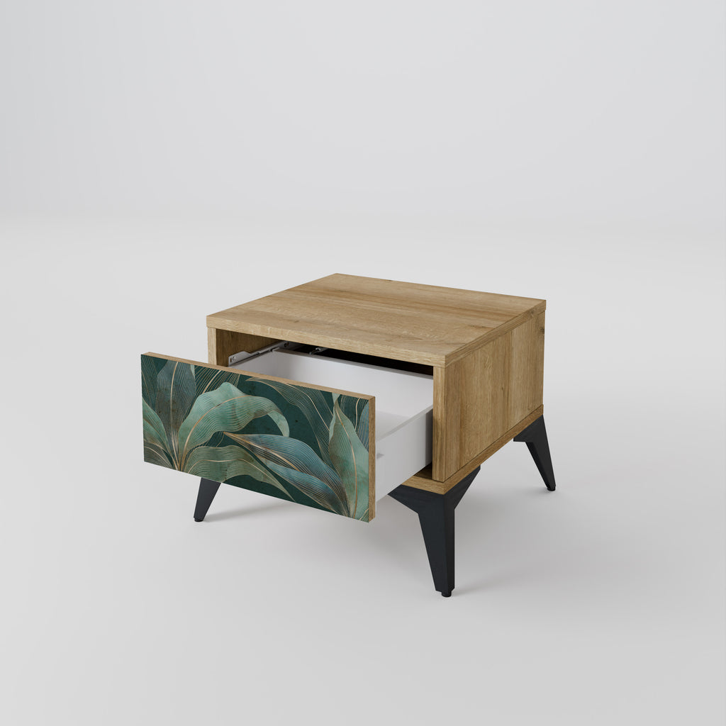 ROYAL GREEN Nattduksbord i Oak Effect