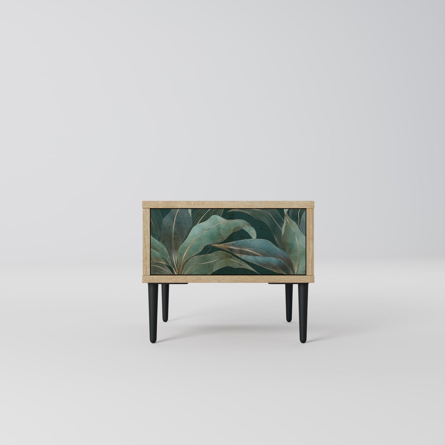 ROYAL GREEN Nightstand in Oak Effect