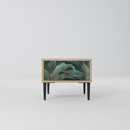 ROYAL GREEN Nightstand in Oak Effect