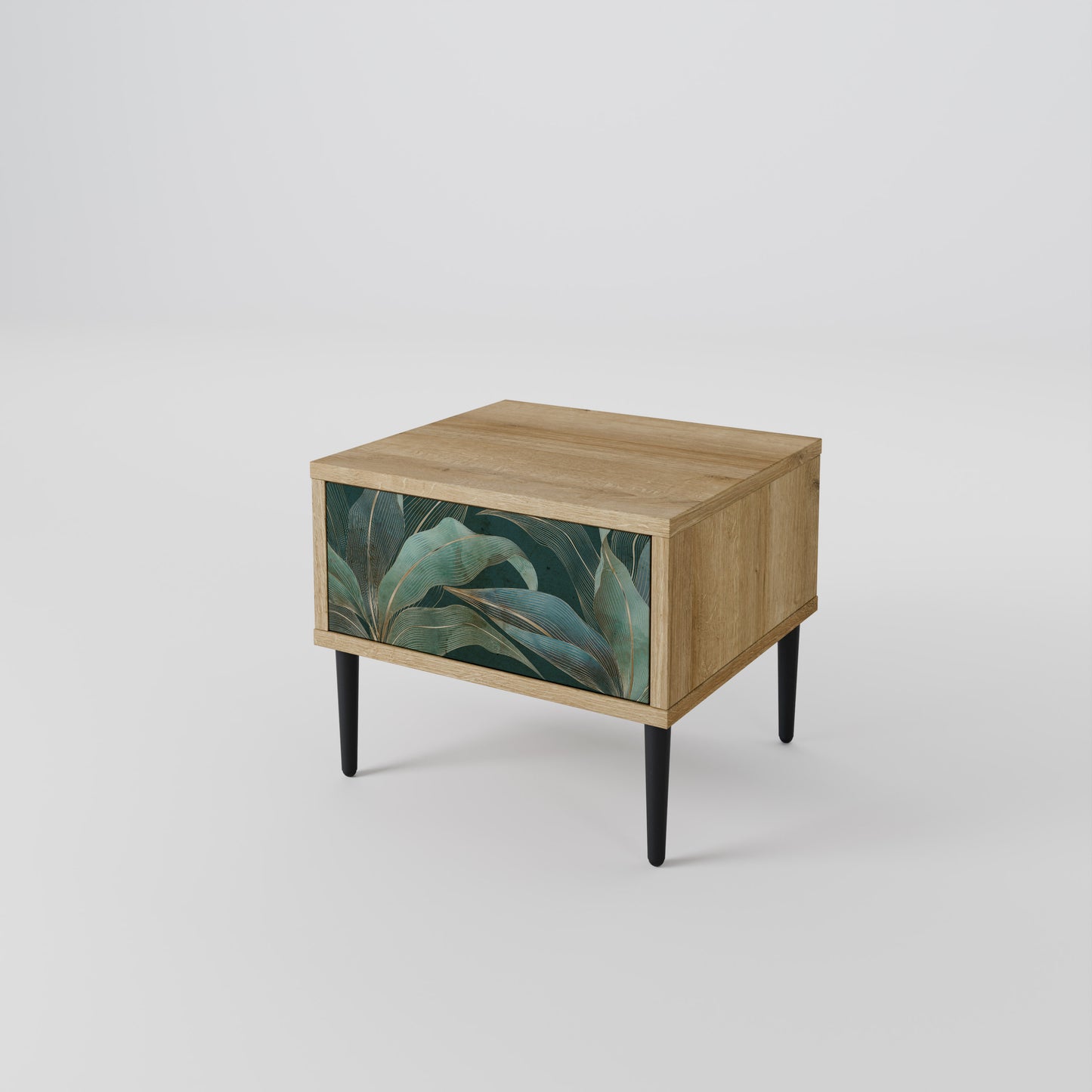 ROYAL GREEN Nightstand in Oak Effect