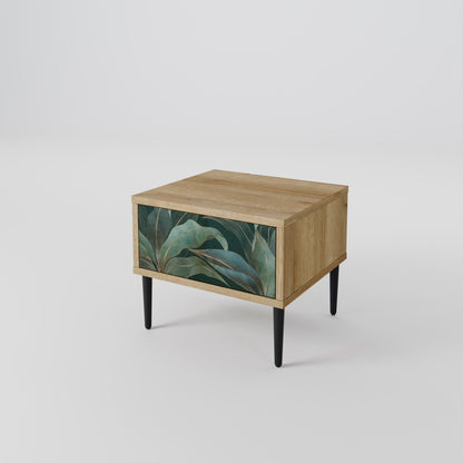 ROYAL GREEN Nightstand in Oak Effect