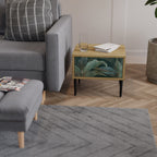 ROYAL GREEN Nightstand in Oak Effect