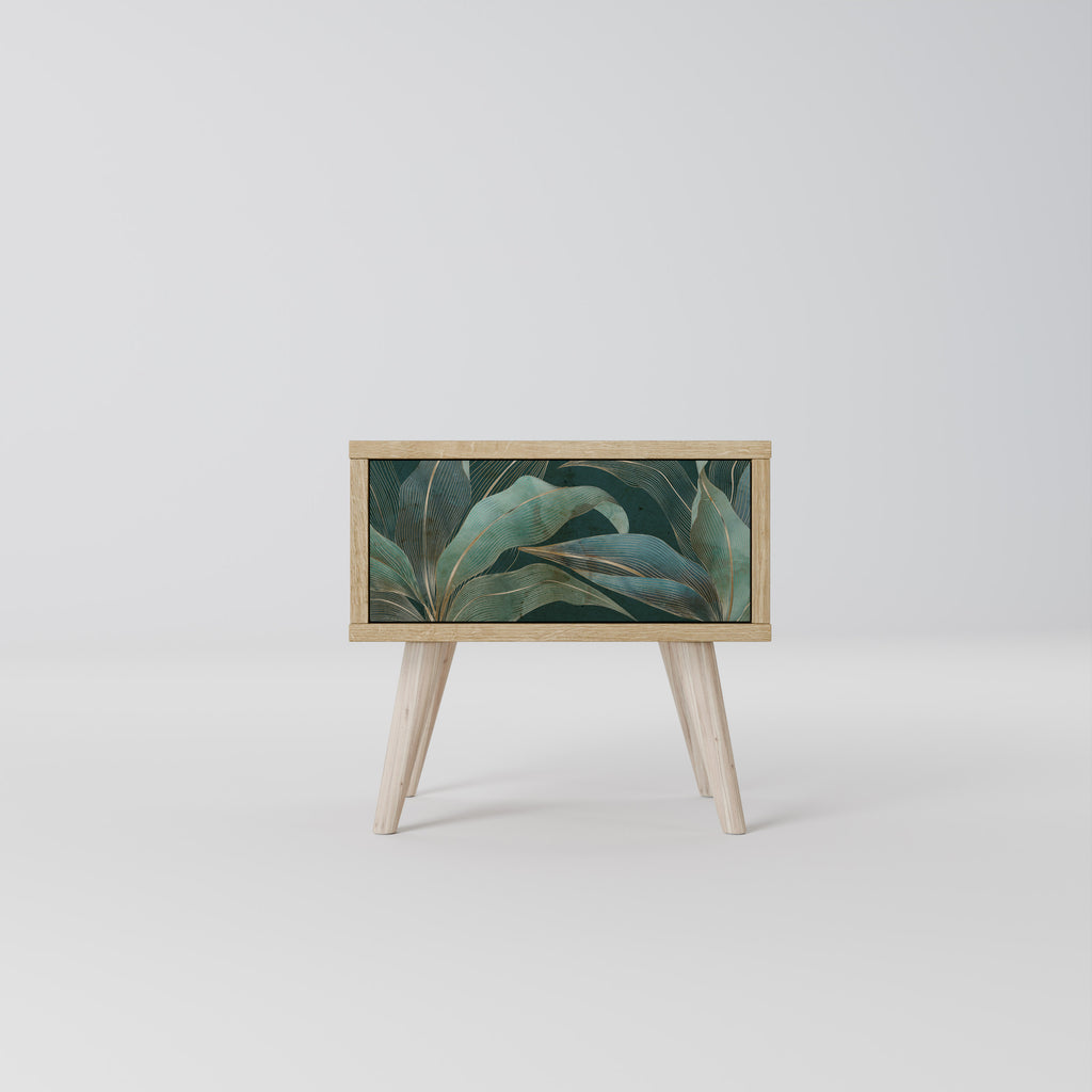 ROYAL GREEN Nattduksbord i Oak Effect