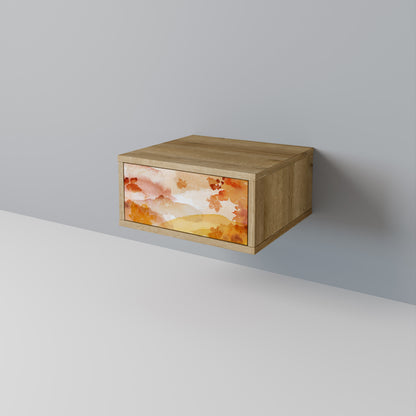 SPÅR AV HÖST Nattduksbord i Oak Effect