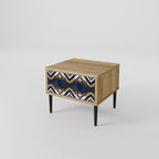 ARTFUL GEOMETRY Nightstand in Oak Effect