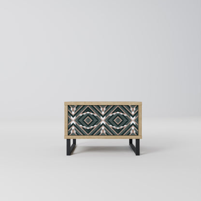 DIMENSION DELIGHTS Nightstand in Oak Effect