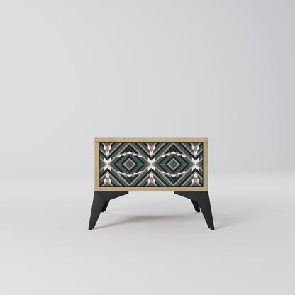 DIMENSION DELIGHTS Nightstand in Oak Effect