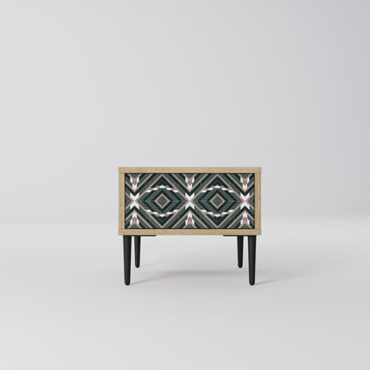 DIMENSION DELIGHTS Nightstand in Oak Effect