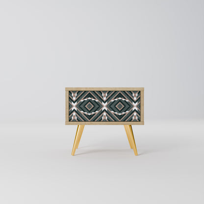 DIMENSION DELIGHTS Nightstand in Oak Effect