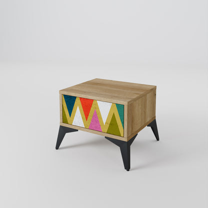 COLORFUL TRIANGLES Sängbord 
