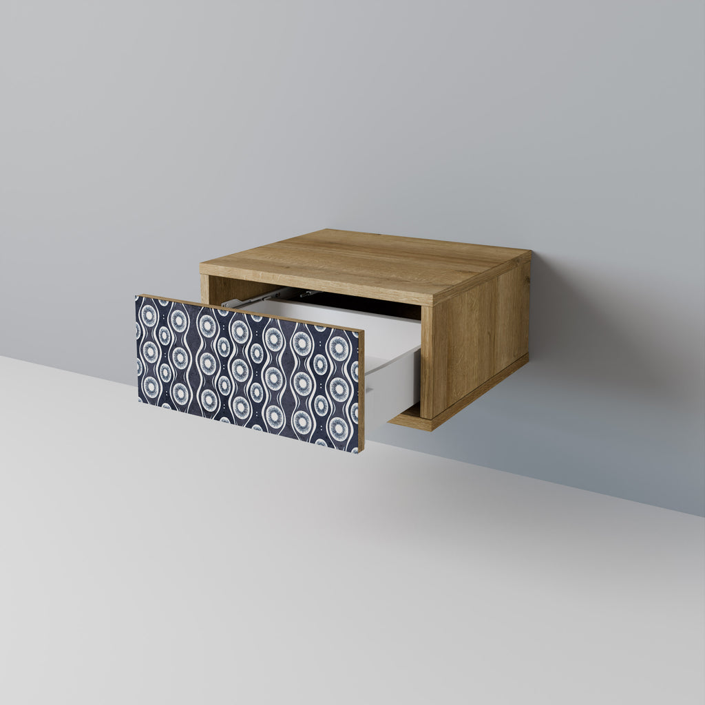 GRAPHITE EYES Nattduksbord i ekeffekt