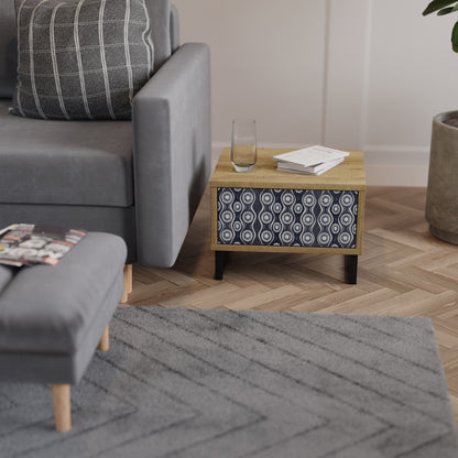 GRAPHITE EYES Nattduksbord i ekeffekt