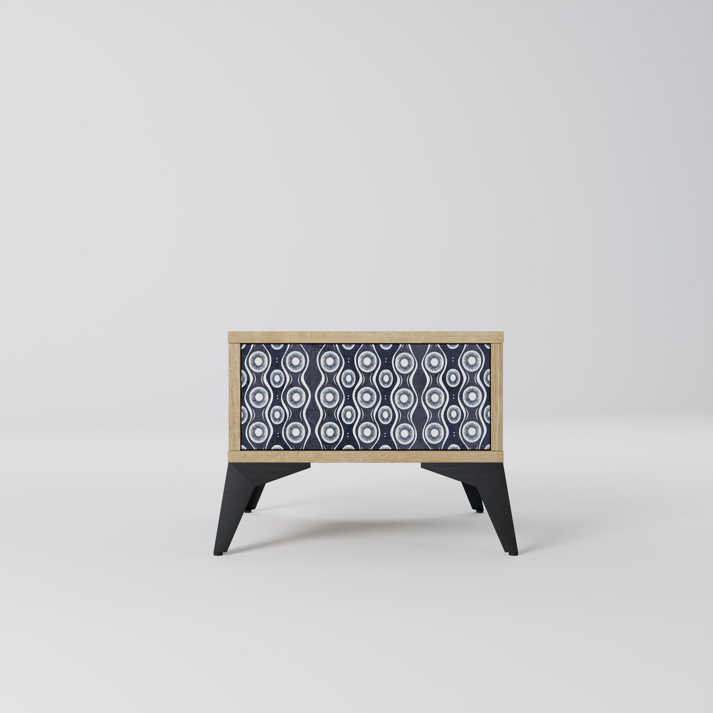 GRAPHITE EYES Nattduksbord i ekeffekt