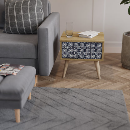 GRAPHITE EYES Nattduksbord i ekeffekt
