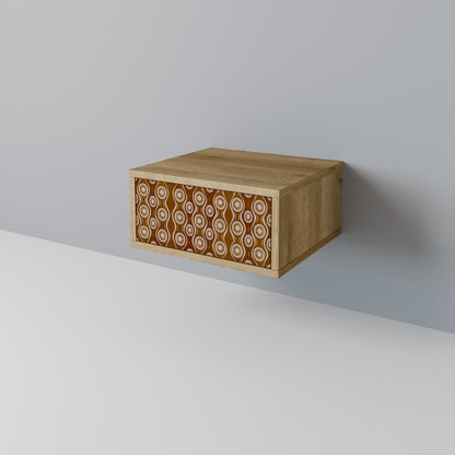 BROWN EYES Nightstand in Oak Effect