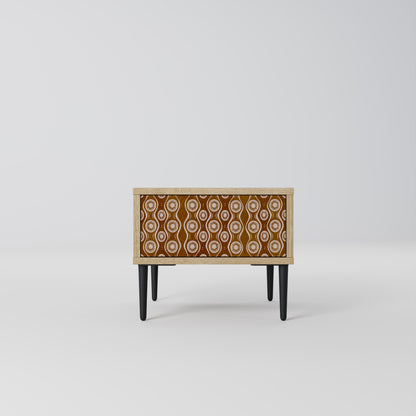BROWN EYES Nightstand in Oak Effect