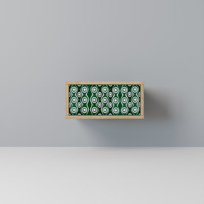 GREEN EYES Nattduksbord i Oak Effect