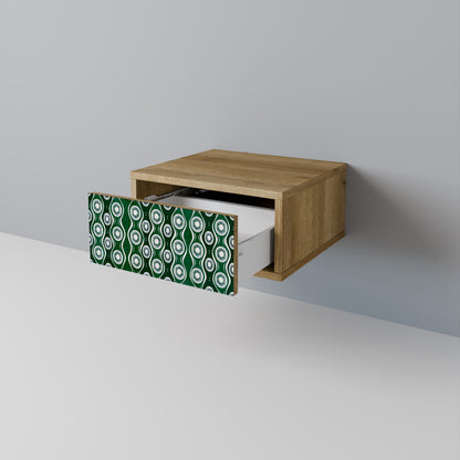 GREEN EYES Nattduksbord i Oak Effect