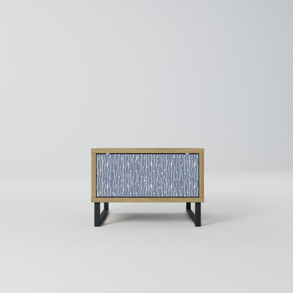 GRAPHITE RAIN Nattduksbord i ekeffekt