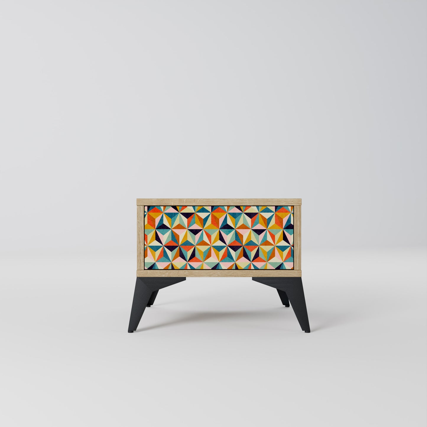 TESSELATE TREASURES Nattduksbord i Oak Effect
