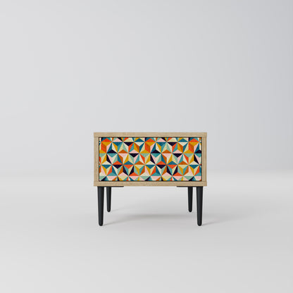 TESSELATE TREASURES Nattduksbord i Oak Effect
