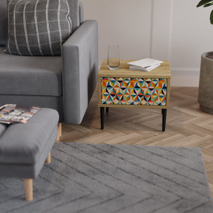 TESSELATE TREASURES Nattduksbord i Oak Effect