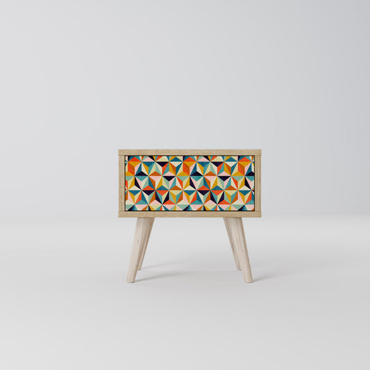 TESSELATE TREASURES Nattduksbord i Oak Effect