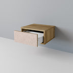 CERAMIC TEXTURE Nightstand in Oak Effect