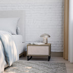 CERAMIC TEXTURE Nightstand in Oak Effect