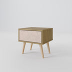 CERAMIC TEXTURE Nightstand in Oak Effect