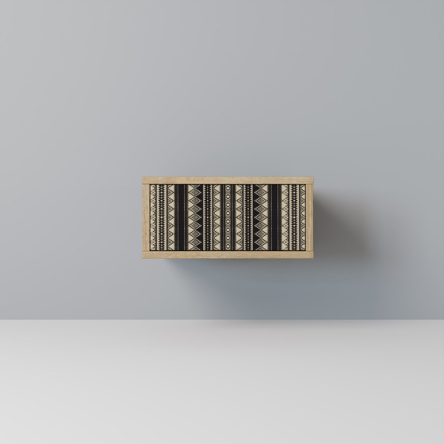 AZTEC Nattduksbord i ekeffekt
