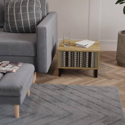 AZTEC Nattduksbord i ekeffekt