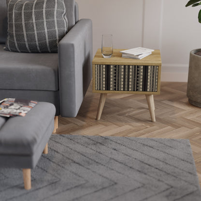 AZTEC Nattduksbord i ekeffekt