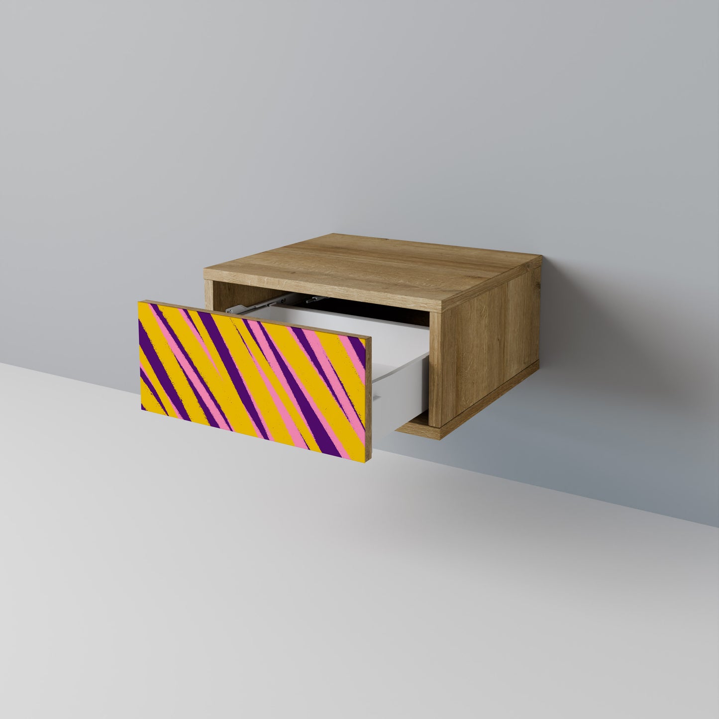 DRÖMMAR GÅR SIG Nattduksbord i Oak Effect