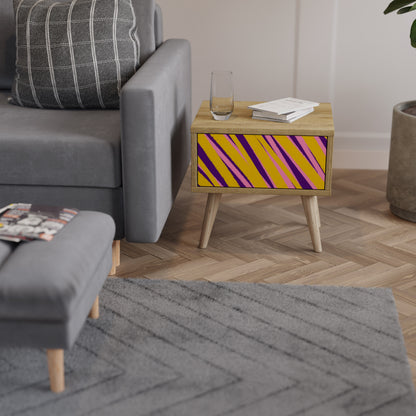 DRÖMMAR GÅR SIG Nattduksbord i Oak Effect