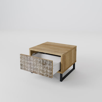 NÅGOT SUDIGT Nattduksbord i Oak Effect