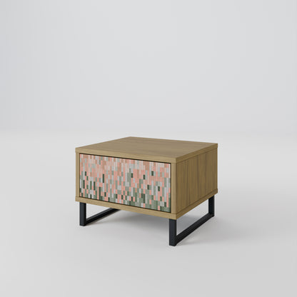 BYGGER FRAMTIDEN Nattduksbord i Oak Effect