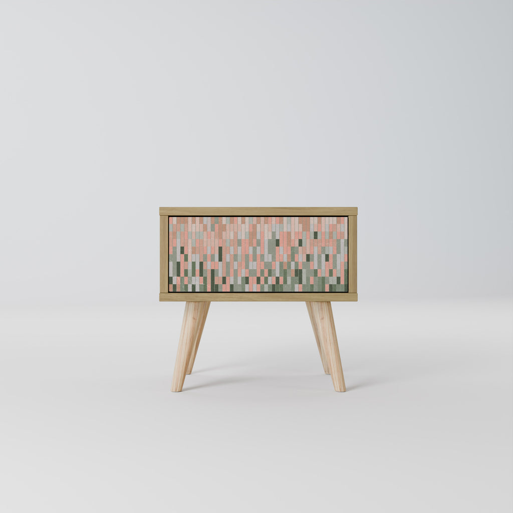 BYGGER FRAMTIDEN Nattduksbord i Oak Effect