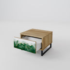 EXPENSIVE NATURE Nightstand in Oak Effect