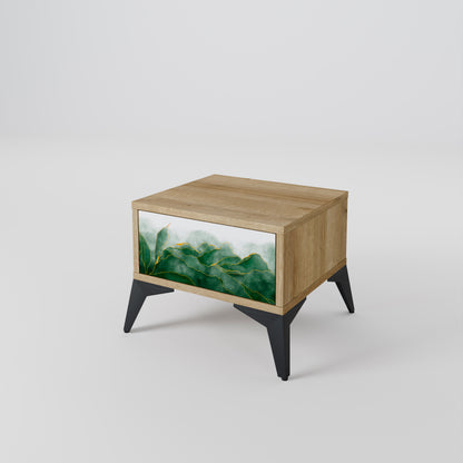 EXPENSIVE NATURE Nightstand in Oak Effect