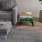 EXPENSIVE NATURE Nightstand in Oak Effect